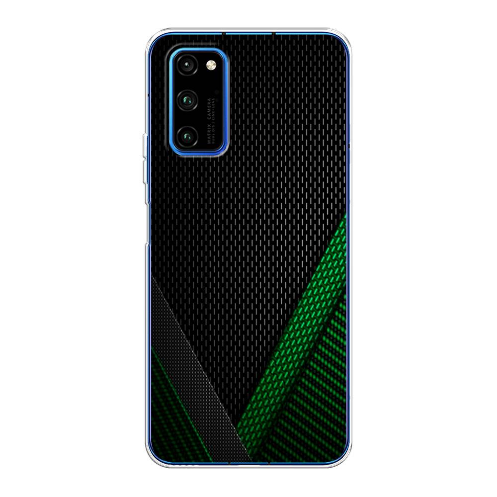 

Чехол Awog на Huawei Honor V30 Pro "Зеленый карбон", Черный;зеленый, 611450-3