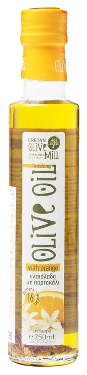 фото Масло оливковое cretan mill extra virgin с апельсином 250мл