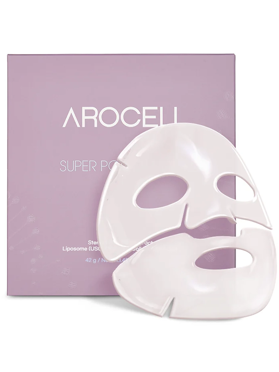 

Маска Arocell с низкомолекулярным коллагеном Super Power Mask EX 42 г 4 шт, маска