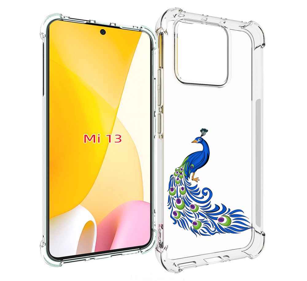 

Чехол MyPads жарптица-голубая для Xiaomi 13, Прозрачный, Tocco