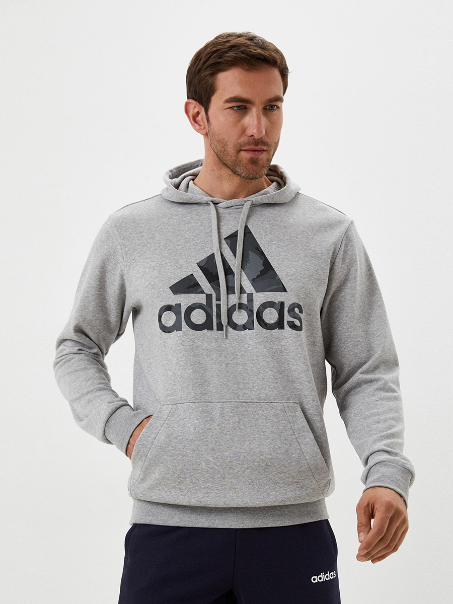 

Худи мужское Adidas GL0020 серое XS, GL0020