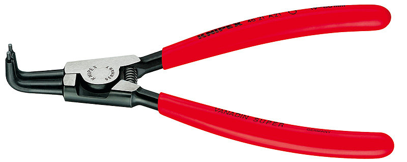 Щипцы для внешних стопорных колец 10-25мм изогнутые KNIPEX KN-4621A11 3933₽