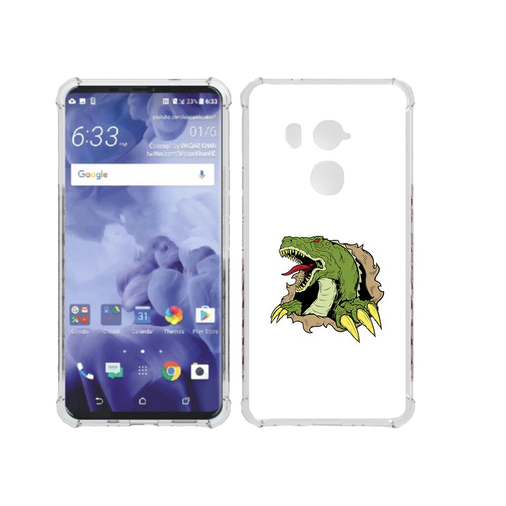 

Чехол MyPads Tocco для HTC U11 Plus годзила, Прозрачный, Tocco