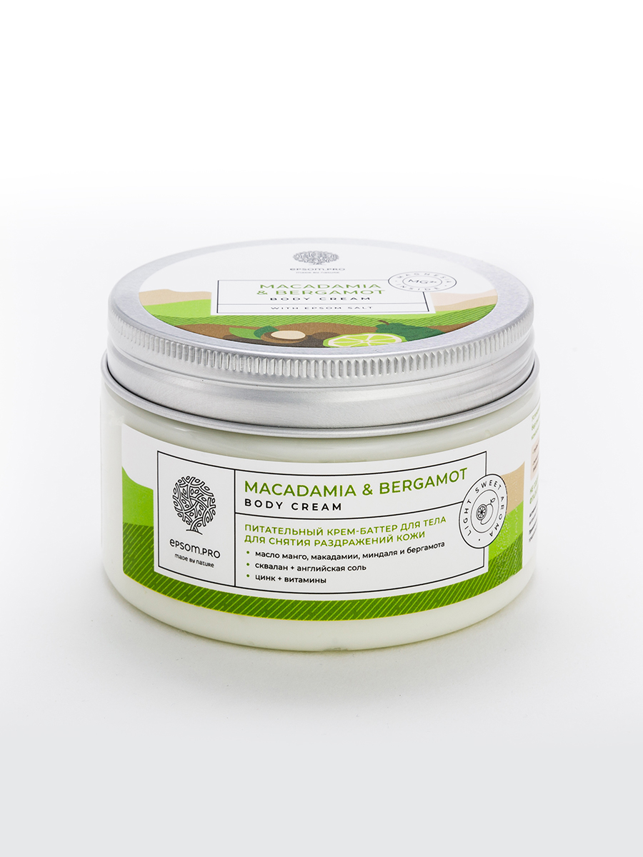 

Крем-баттер для тела, Macadamia and Bergamot Cream-Butter, 200мл