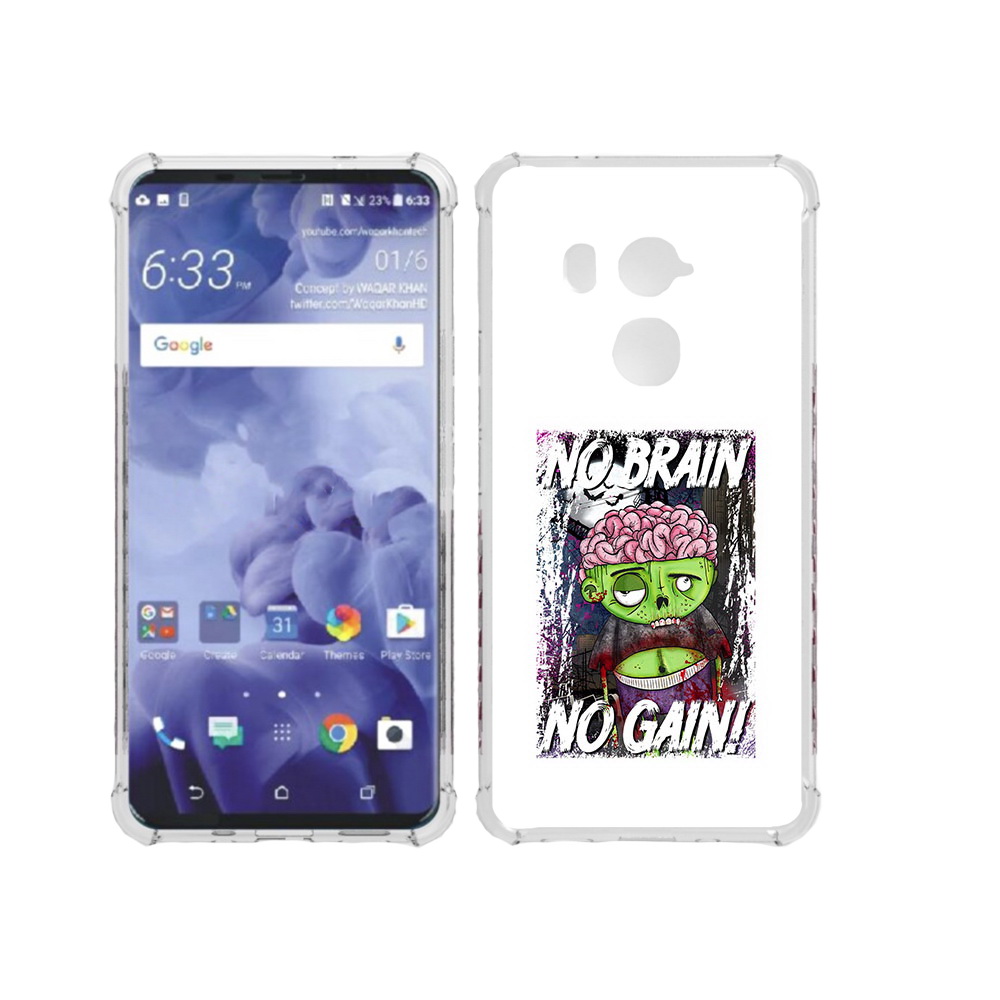 

Чехол MyPads Tocco для HTC U11 Plus глупый зомби, Прозрачный, Tocco