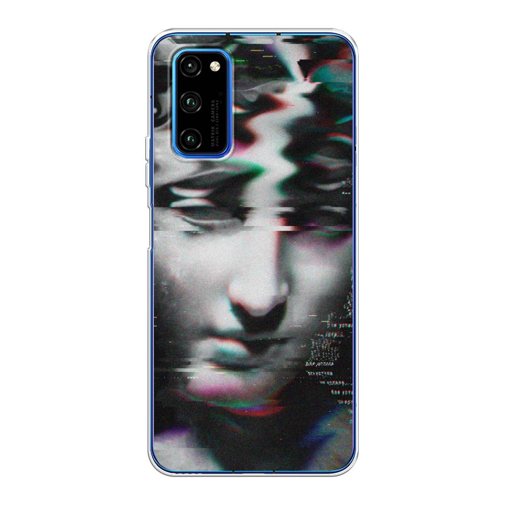 

Чехол Awog на Huawei Honor V30 Pro "Glitch Art", Серый, 611450-9