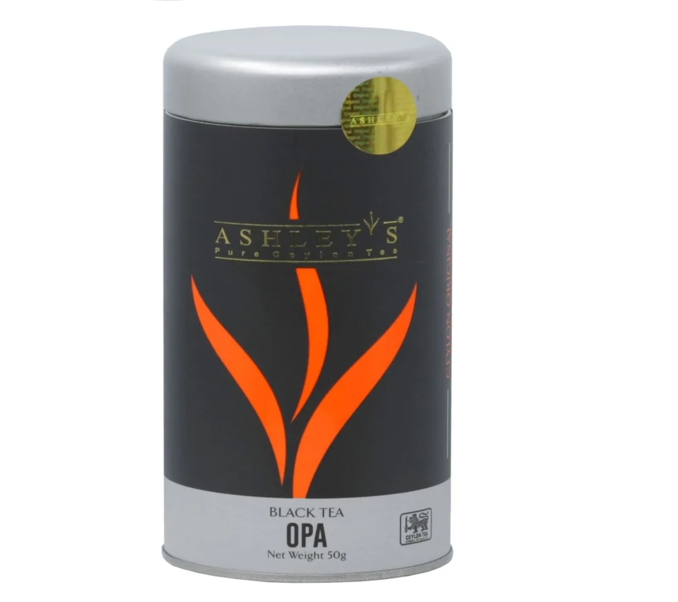 Чай черный ASHLEY'S OPA листовой, жестяная банка, 50 г