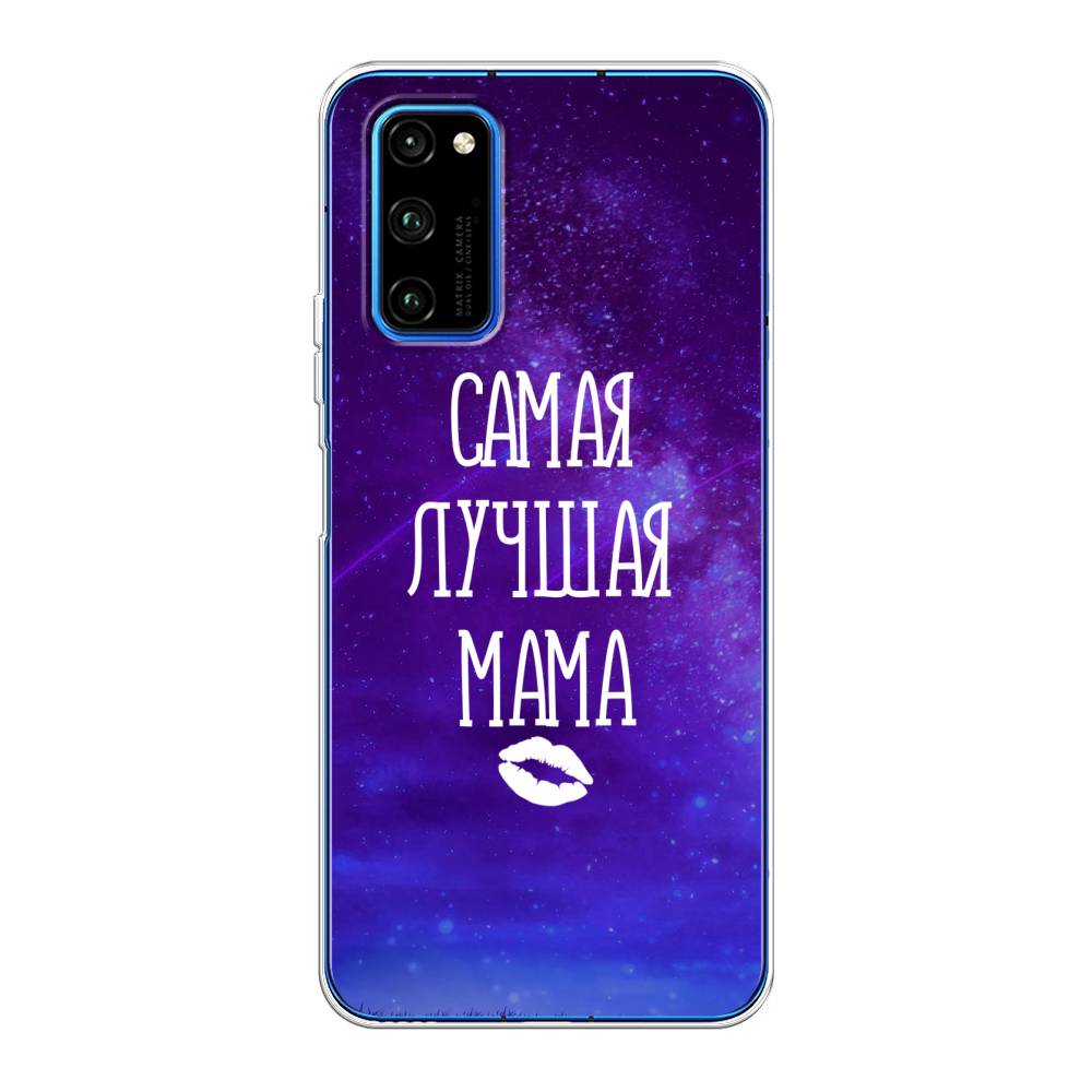 

Чехол Awog на Huawei Honor V30 Pro "Лучшая мама", Фиолетовый;синий;белый, 611450-6