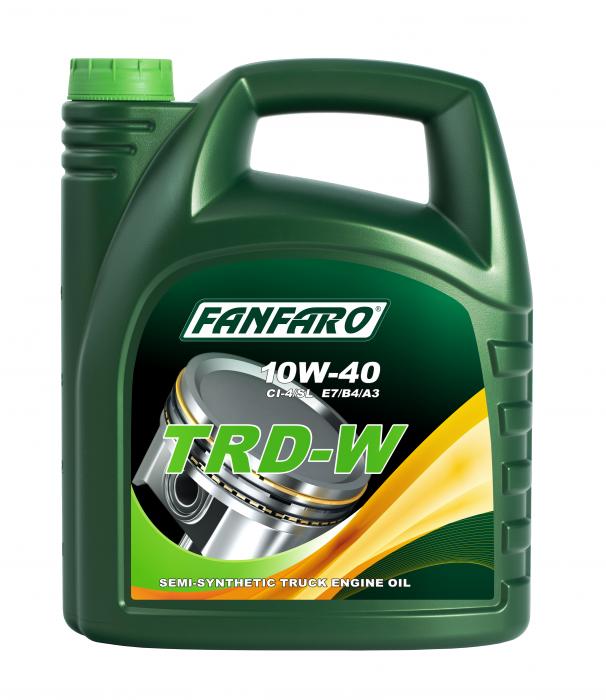 Моторное масло Fanfaro полусинтетическое FF TRD-W UHPD 10W40 5л