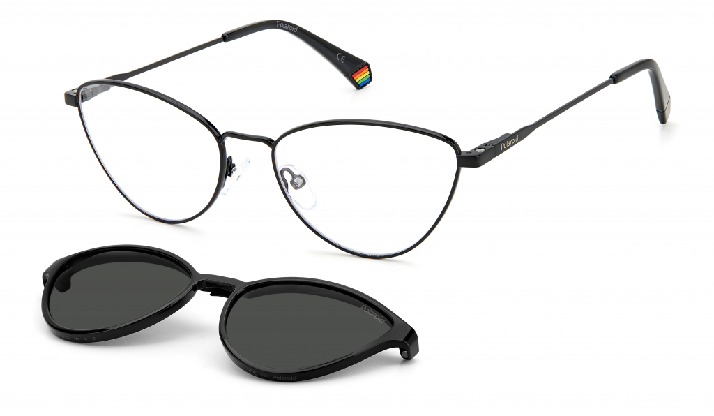 Солнцезащитные очки женские Polaroid PLD 6157/CS черные