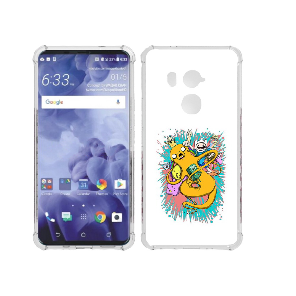 

Чехол MyPads Tocco для HTC U11 Plus время приключений рисунок, Прозрачный, Tocco