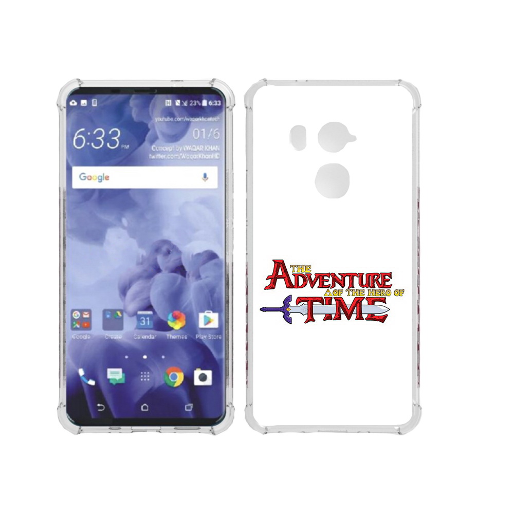 

Чехол MyPads Tocco для HTC U11 Plus время приключений логотип, Прозрачный, Tocco