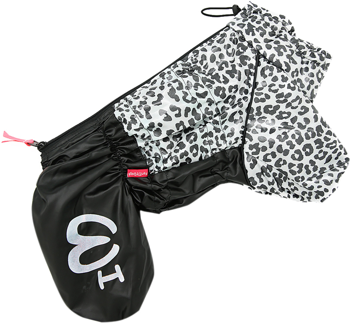 

Дождевик для собак FOR MY DOGS Лео, женский, черный, 18, длина спины 36 см, 434SS-2020 F
