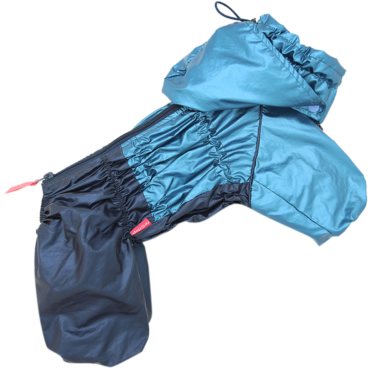 

Дождевик для собак FOR MY DOGS 430SS-2020, мужской, синий, 18, длина спины 36 см, 430SS-2020