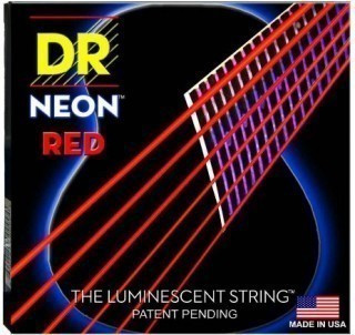 Струны для электрогитар люминесцентные DR NRE-11-50 NEON Red 1686₽