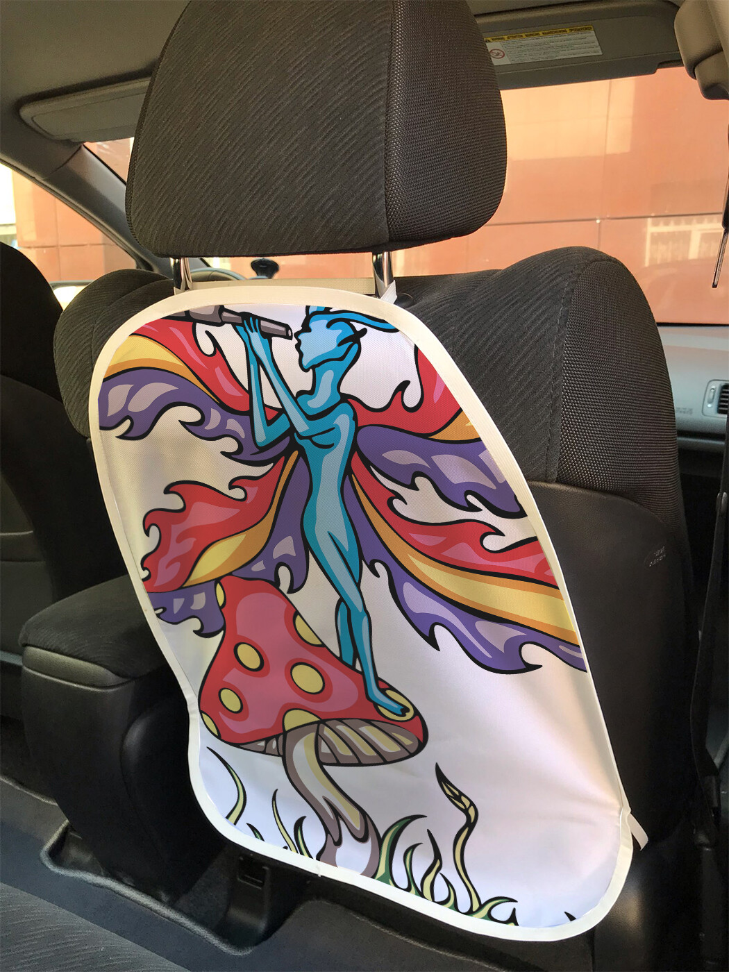 

Накидка на спинку сиденья JoyArty Эльф на мухоморе, 45х62, Эльф на мухоморе