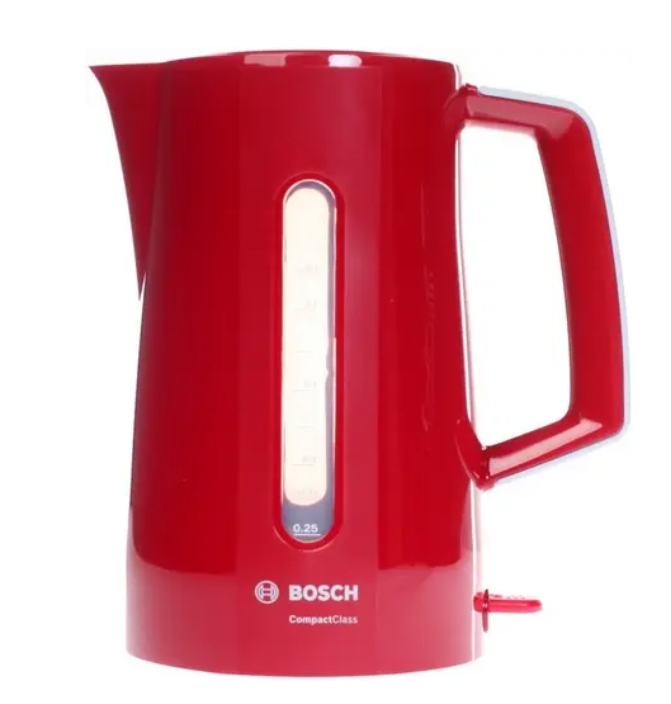 

Чайник электрический Bosch TWK 3A014 1.7 л красный, TWK 3A014