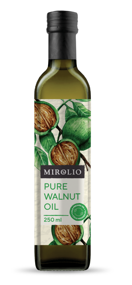 фото Масло из ядра грецкого ореха mirolio pure walnut oil 250мл