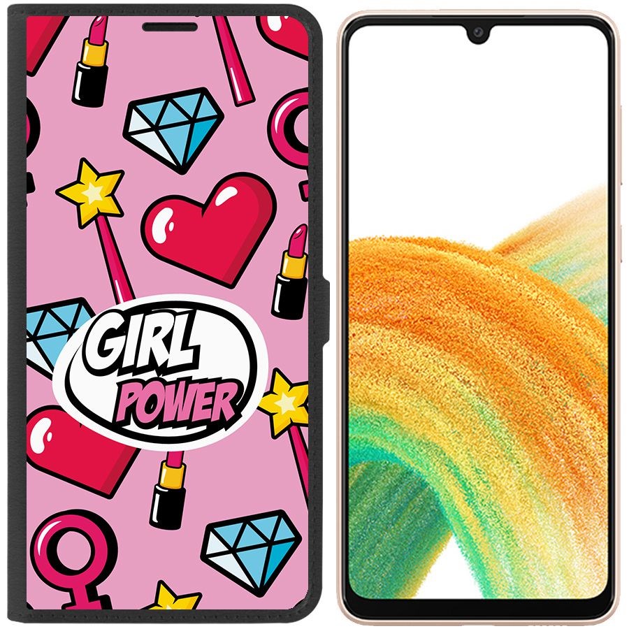 Чехол-книжка Eco Book для Samsung Galaxy A33 5G (A336) Girl Power