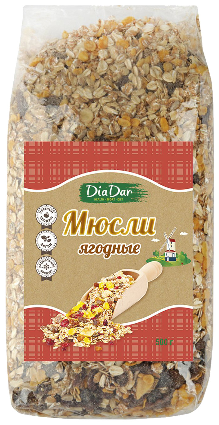 

Мюсли DiaDar Ягодные 500г