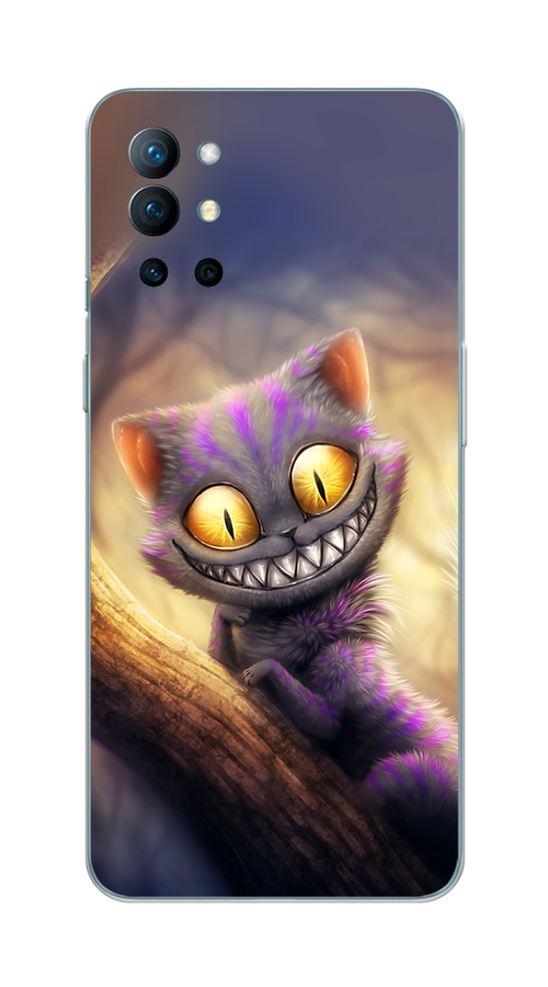 

Чехол Awog на OnePlus 9R / ВанПлас 9R "Cheshire Cat", Фиолетовый;желтый, 151650-1