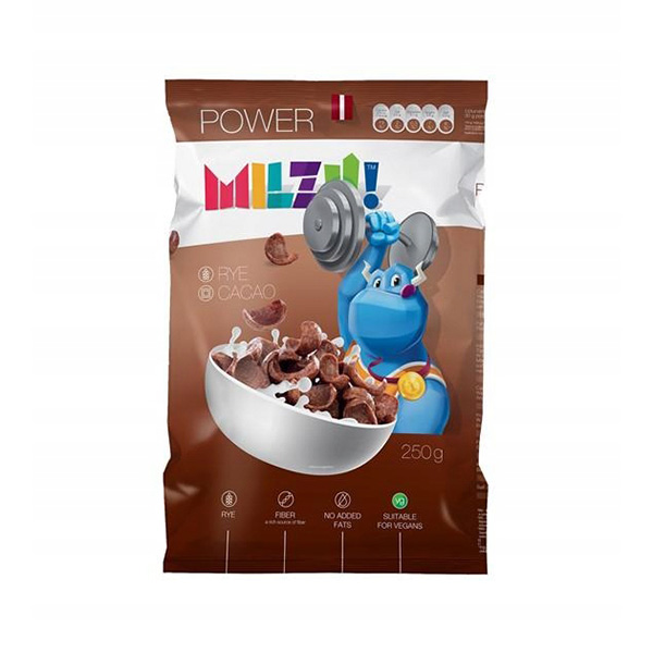 Готовый завтрак Milzu хлопья злаковые с какао 250г