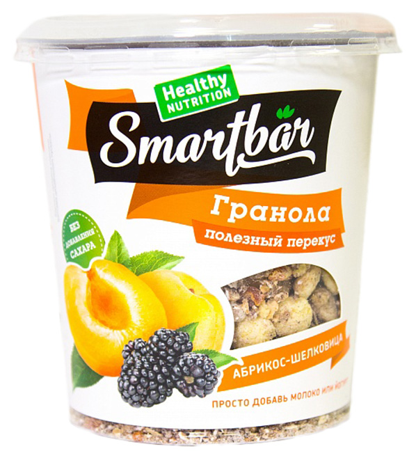 Сухой завтрак Smartbar Гранола с абрикосом и шелковицей 50г