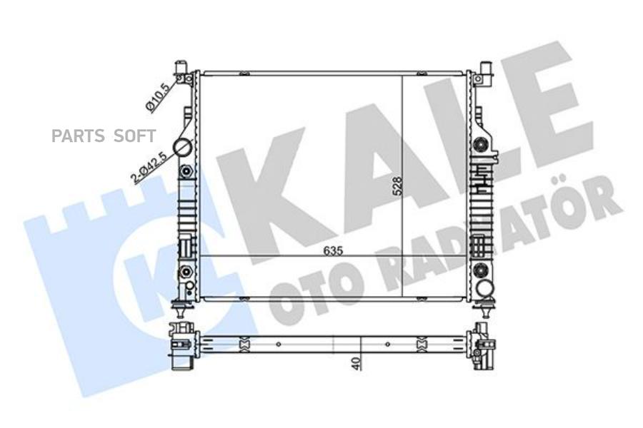 

Радиатор системы охлаждения mercedes benz g-class / gl-class / m-class / r-class