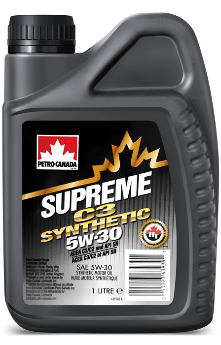 Моторное масло Petro-Canada SUPREME C3 SYNTHETIC 5W-30