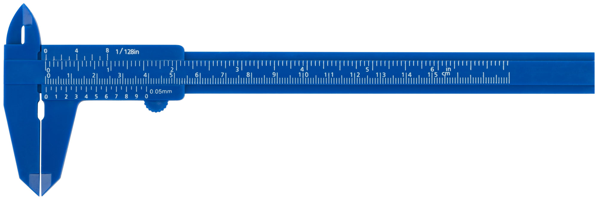 фото Штангенциркуль пластиковый 150 мм/0,2 мм mos