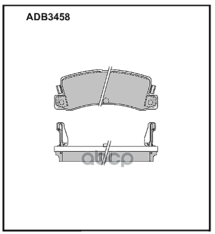 

Тормозные колодки ALLIED NIPPON дисковые задние ADB3458
