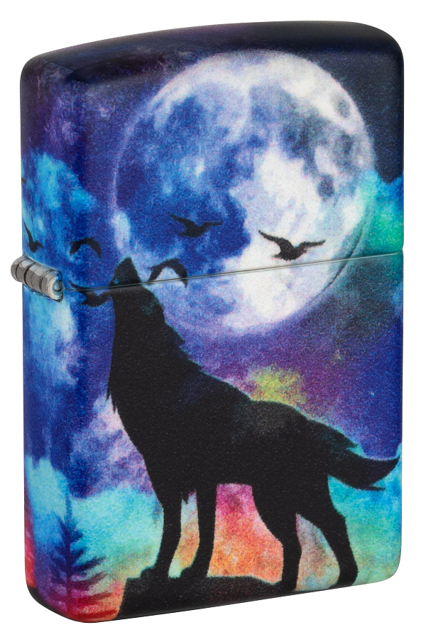

Зажигалка ZIPPO 49683 Wolf Design - Волк, Разноцветный
