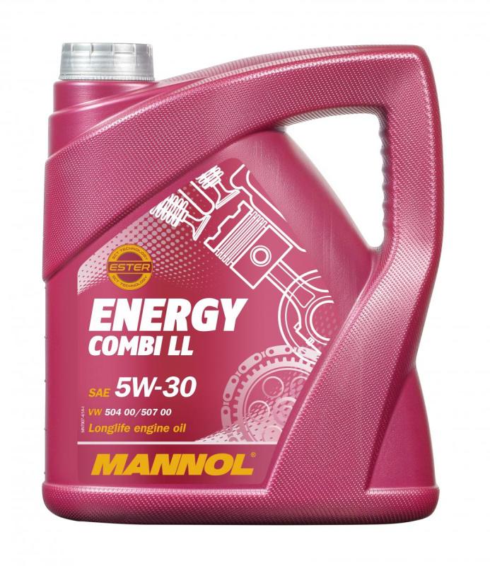 фото Синтетическое моторное масло 5w30 7907 mannol energy combi ll 5w30 4 л. + wd-40 50 мл.