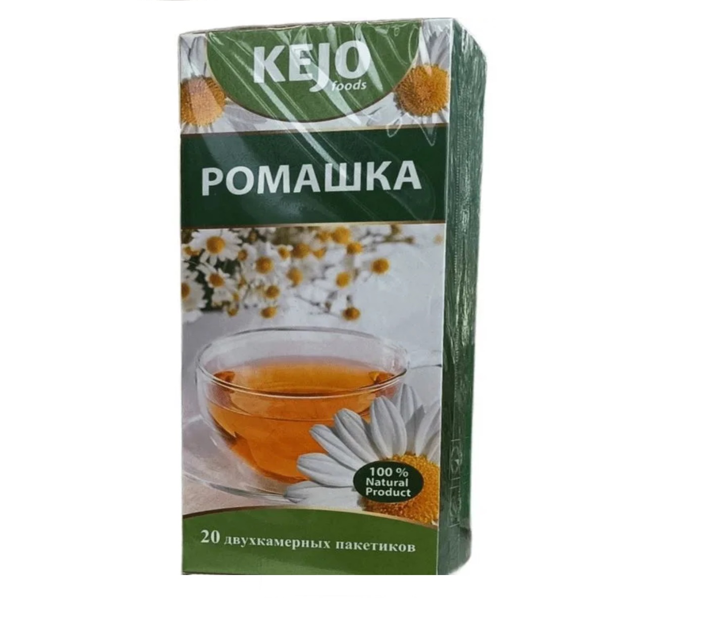 Чай травяной KEJOfoods Ромашка, 20 пакетиков