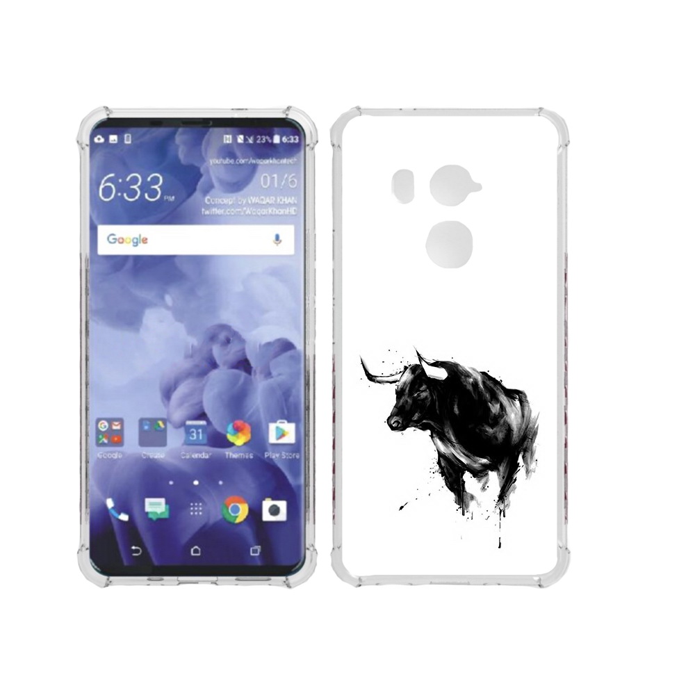 

Чехол MyPads Tocco для HTC U11 Plus бык, Прозрачный, Tocco
