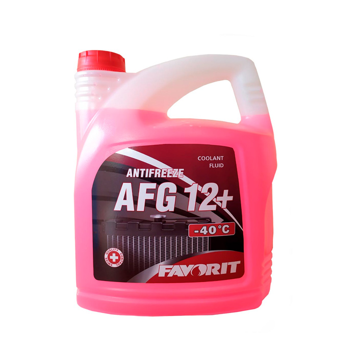 

Жидкость Favorit Antifreeze AFG12+ -40°красный/red, 10л