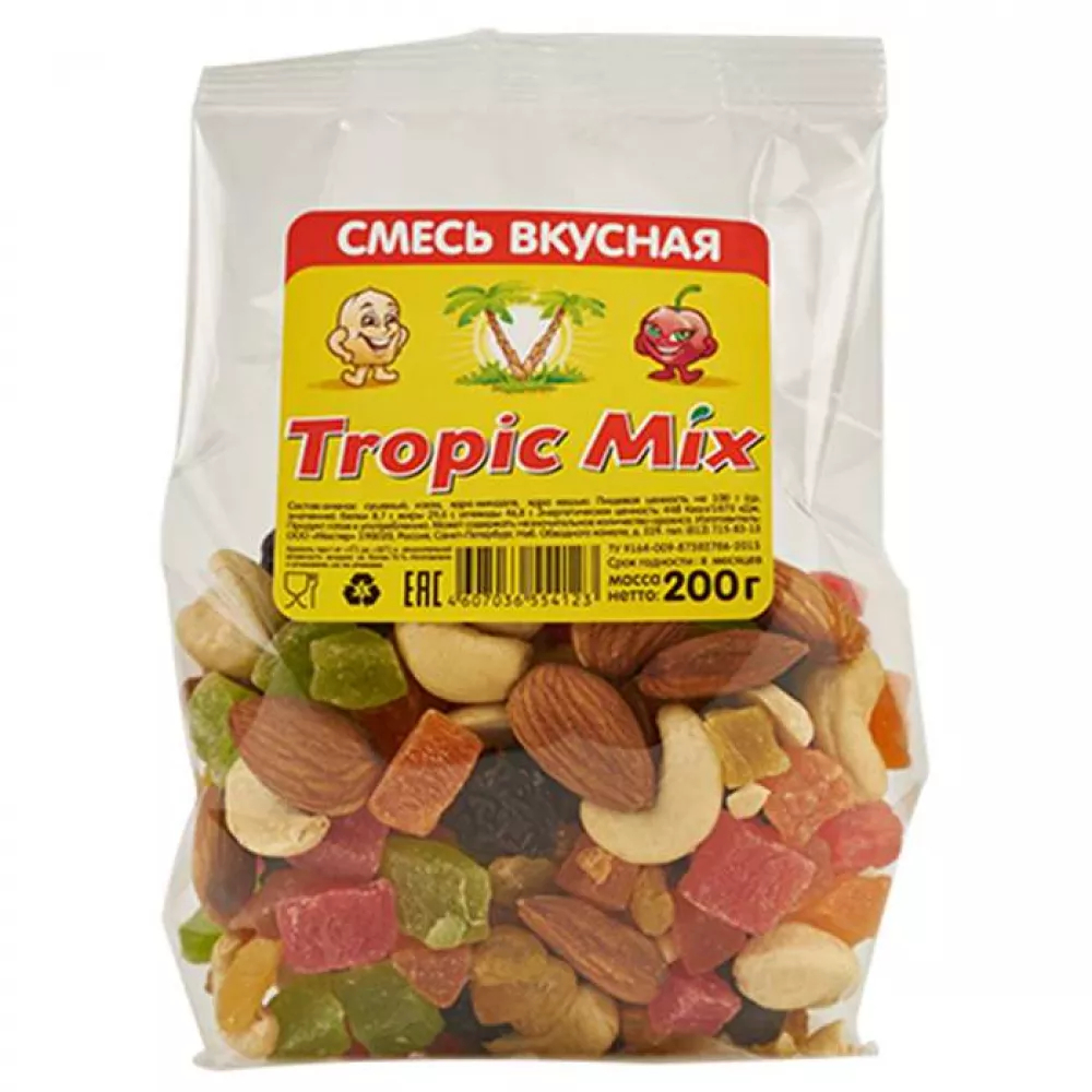 Смесь Tropic Mix Вкусная 200 г