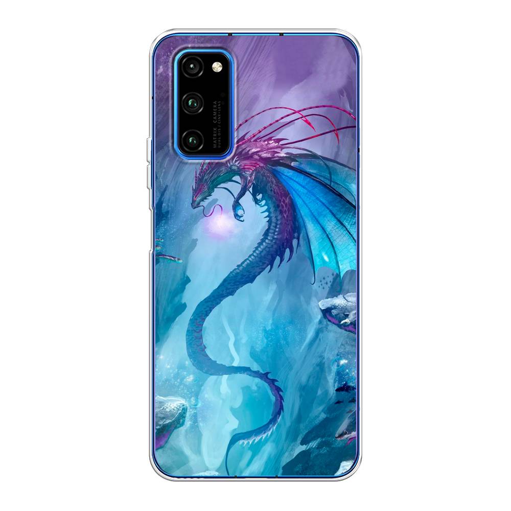 

Чехол Awog на Huawei Honor V30 Pro "Водный дракон", Голубой;фиолетовый;синий, 611450-2