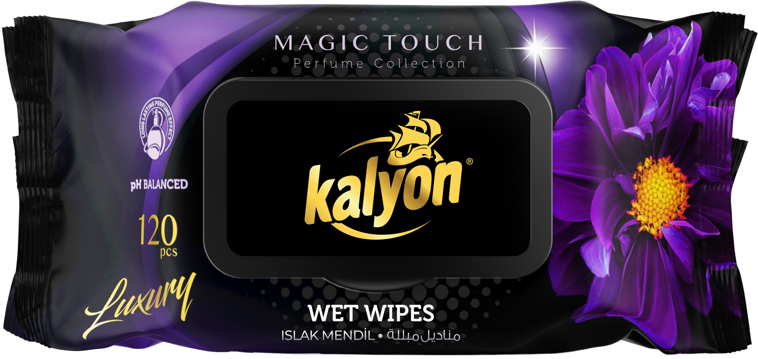 Влажные салфетки Kalyon Luxury Magic Touch, 120 шт