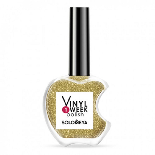 фото Лак для ногтей solomeya one week vinyl polish hot gold, №2, 13 мл