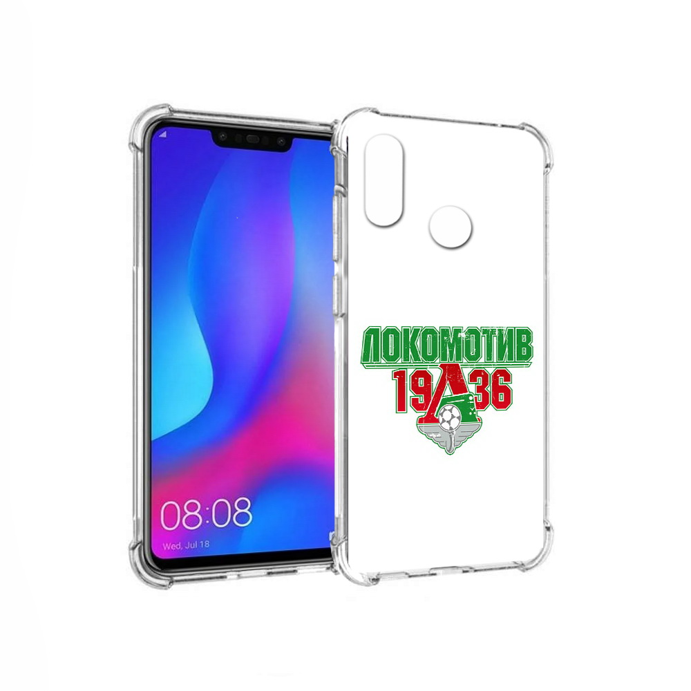 

Чехол MyPads Tocco для Huawei Nova 3 ФК локомотив 1936 (PT115710.27.182), Прозрачный, Tocco