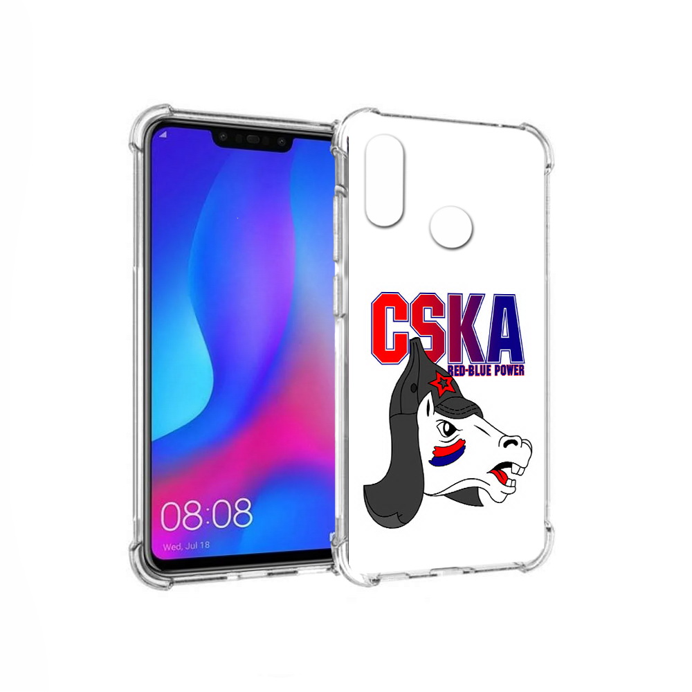 

Чехол MyPads Tocco для Huawei Nova 3 ФК ЦСК лошадка россия (PT115710.27.179), Прозрачный, Tocco