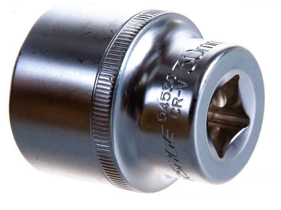

Головка торцевая 30 мм, 6 гр, 1/2 inch