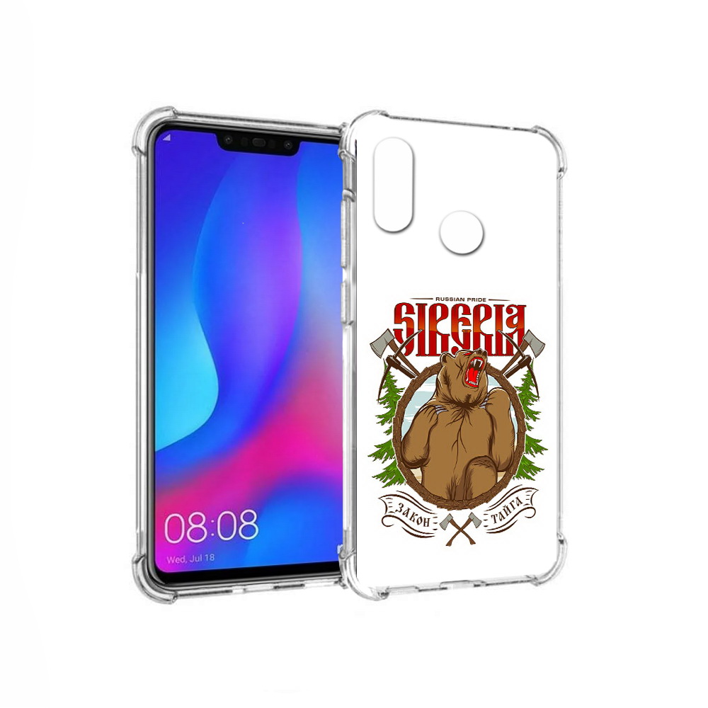

Чехол MyPads Tocco для Huawei Nova 3 Тайга (PT115710.27.168), Прозрачный, Tocco