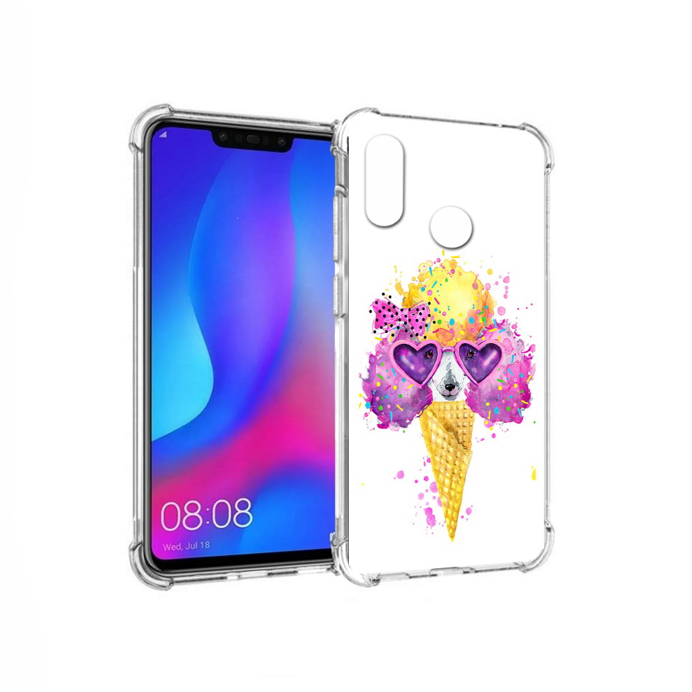 

Чехол MyPads Tocco для Huawei Nova 3 Рожок (PT115710.27.146), Прозрачный, Tocco