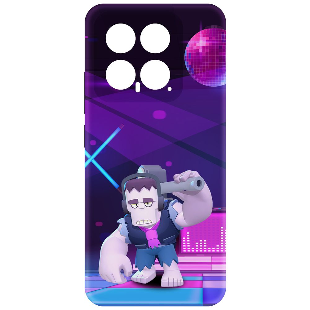 

Чехол-накладка Krutoff Soft Case Brawl Stars - Фрэнк для Xiaomi 14 черный