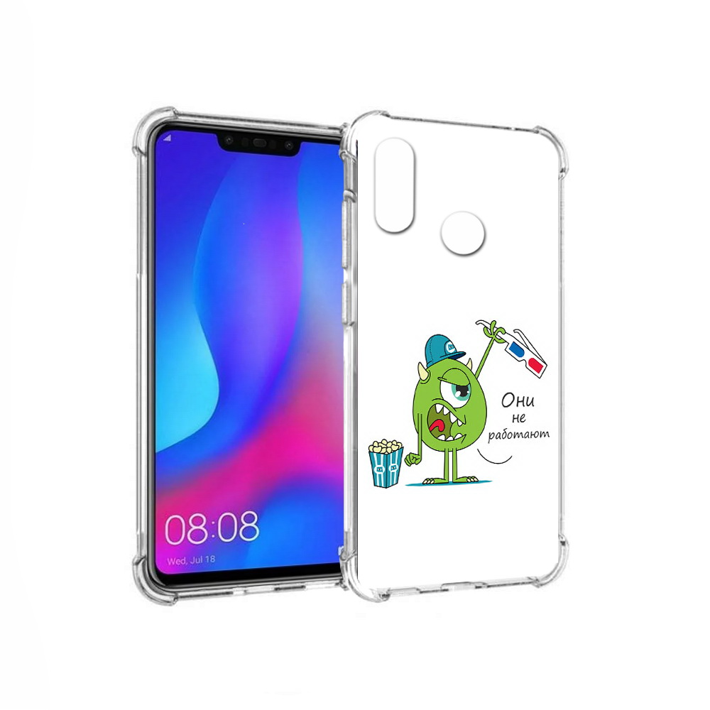 

Чехол MyPads Tocco для Huawei Nova 3 Очки не работают (PT115710.27.129), Прозрачный, Tocco