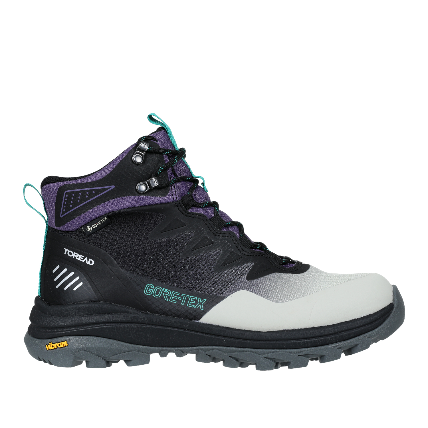 Ботинки женские Toread Gore-Tex/Vibram Waterproof Hiking Tfaaal82005_K588 черные 38 EU