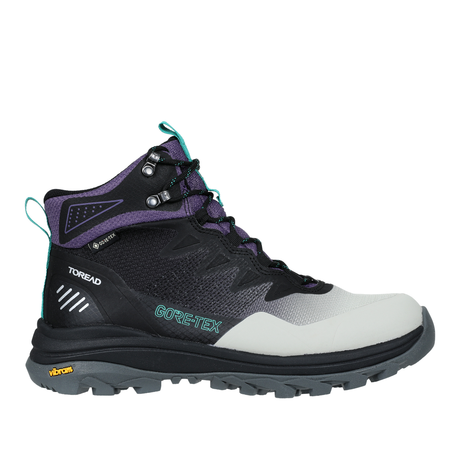 Ботинки женские Toread Gore-Tex/Vibram Waterproof Hiking Tfaaal82005_K588 черные 37 EU