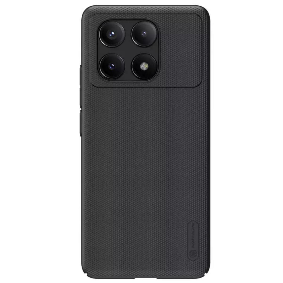 

Накладка Nillkin Super Frosted Shield для Xiaomi Poco X6 Pro 5G, черный, Super Frosted Shield